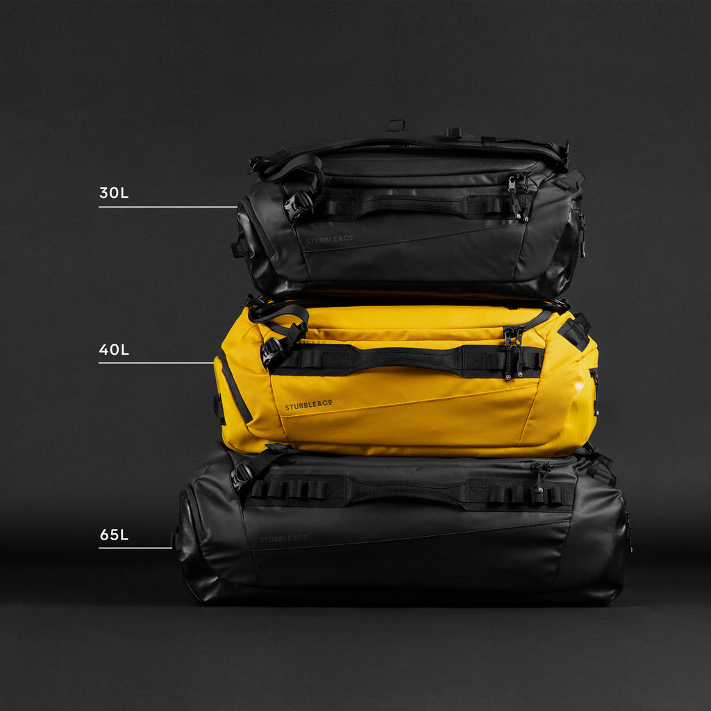 The Kit Bag 65L Large Travel Duffel Bag Stubble & Co