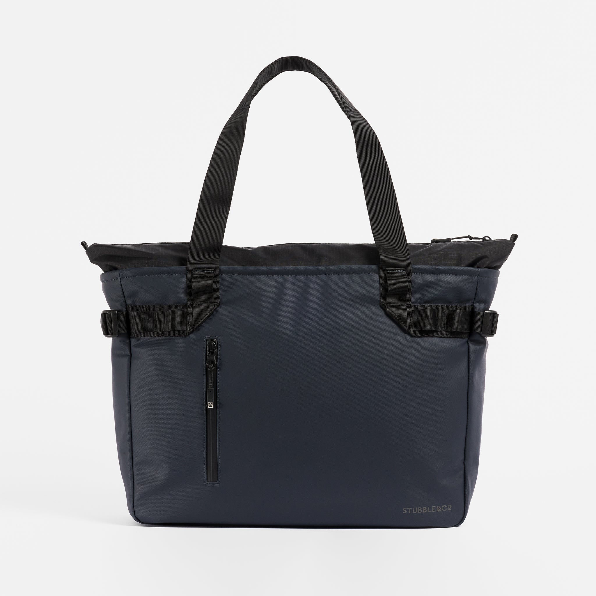 A studio shot of the front of the Midnight Blue Laptop Tote 20L bag