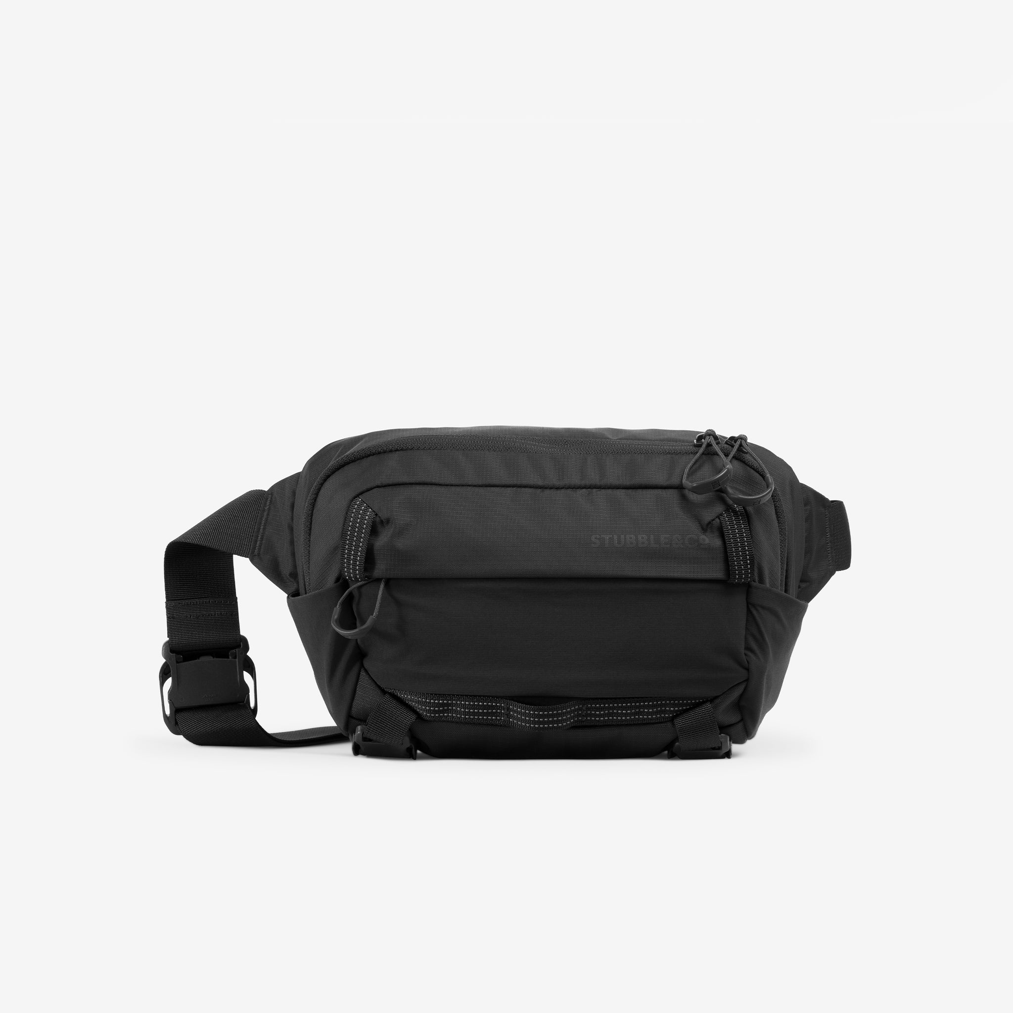 A studio shot of the front of the Charcoal Motion Sling 4L