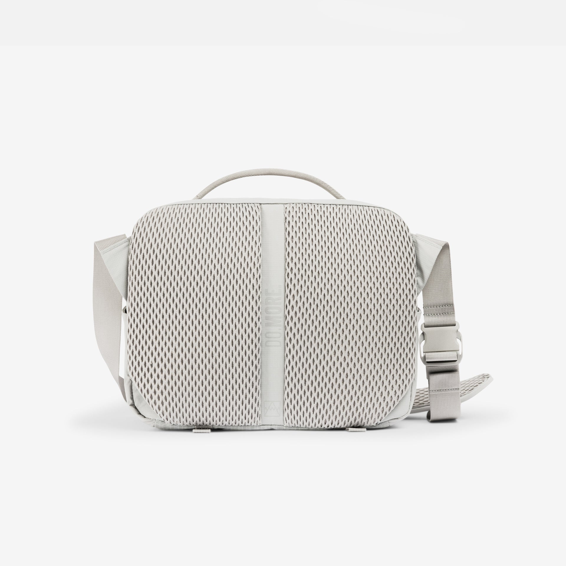 A studio shot of the back panel on the Ash Motion Sling 15L