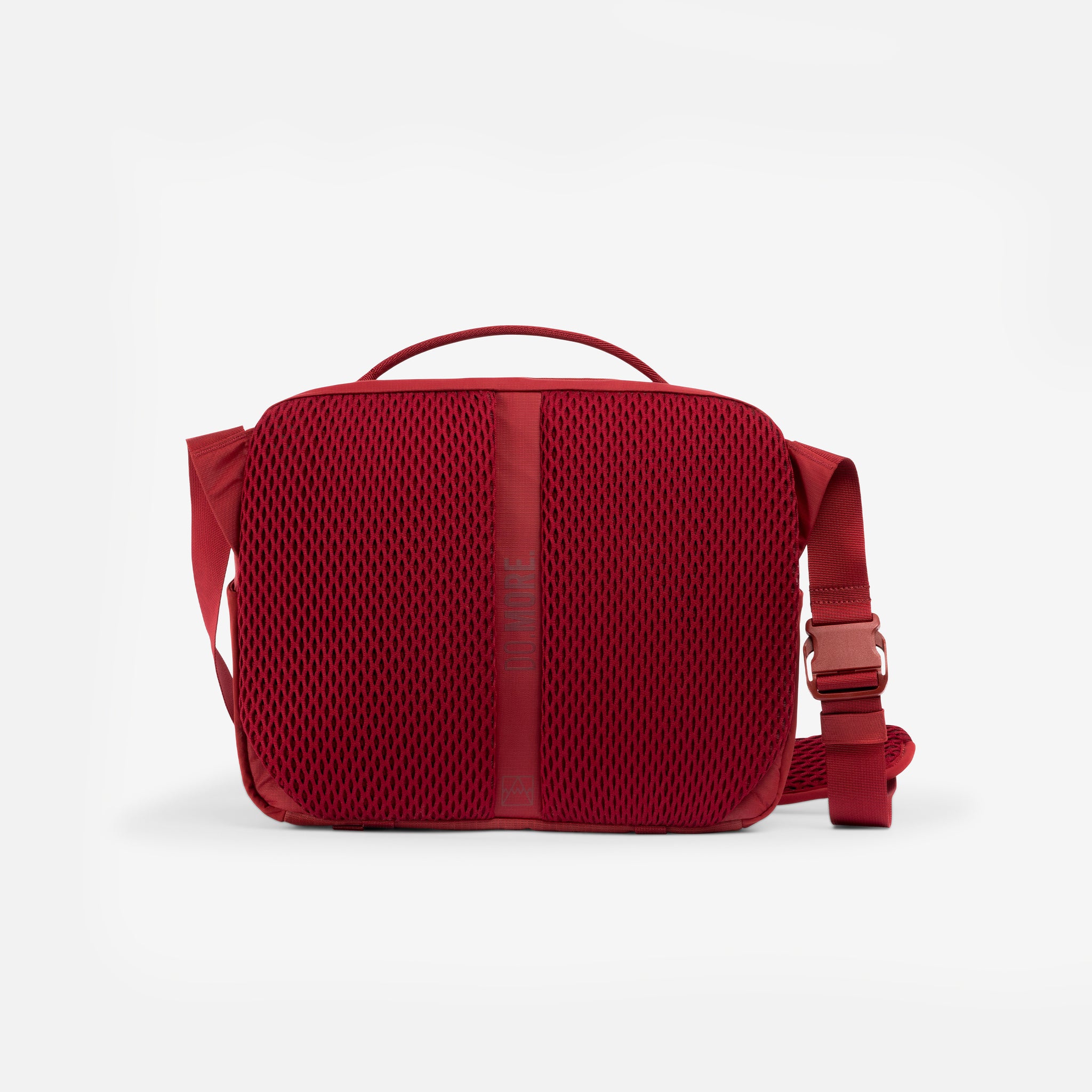 A studio shot of the breathable back panel on the Magma Motion Sling 15L