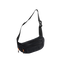 A studio shot of the front and side of a Packable Sling as cut out transparent PNG- black