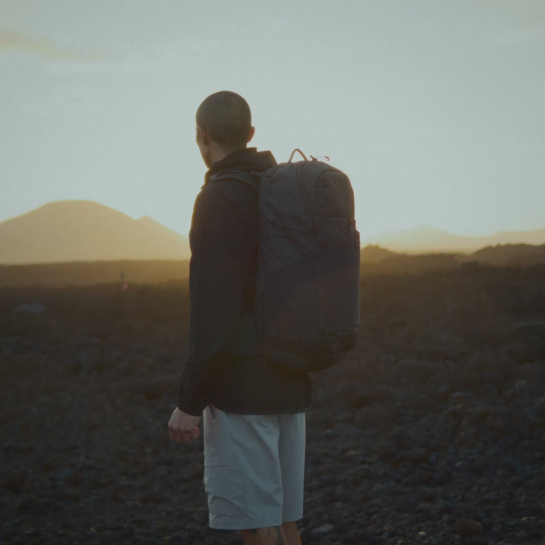 A video showing the Motion Adventure Pack in use with the features annotated on in Charcoal and Ash