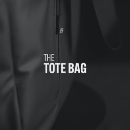 The Tote Bag in All Black, product benefits and features, also in Matcha, Sand and Midnight Blue