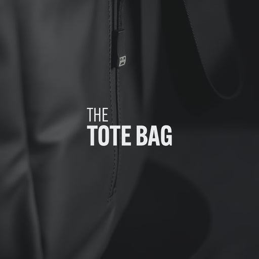 The Tote Bag in All Black, product benefits and features, also in Matcha, Sand and Midnight Blue