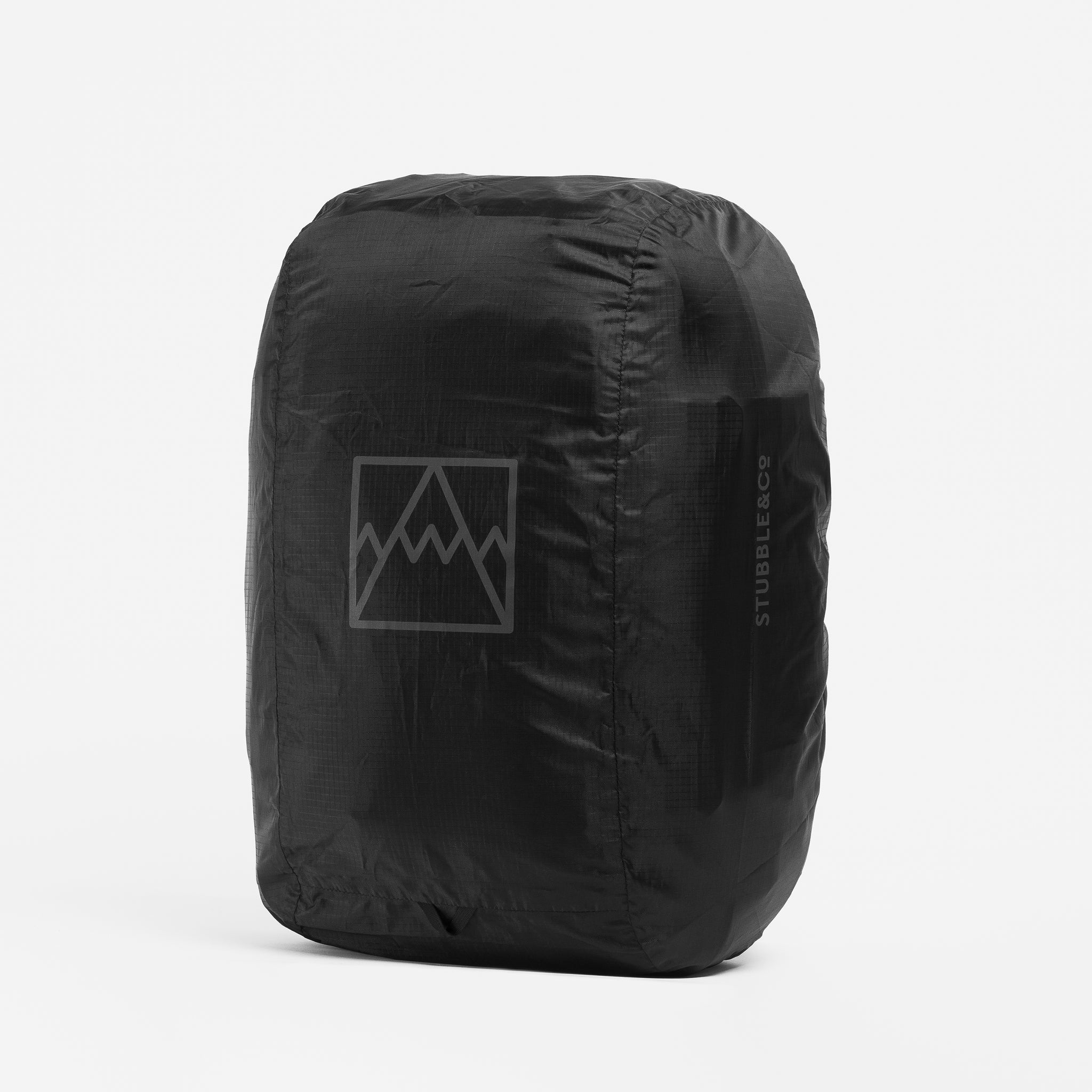 bags with rain cover Rain Cover - Black, Recycled Materials, Durable Travel Accessory For Backpacks Between 30-40L