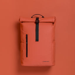 Front view of The Roll Top 15L in Ember Orange