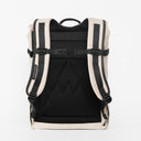 a studio shot of the back panel on a roll top in Sand