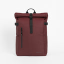 A studio shot of the front of the Roll Top 20L in Garnet Red