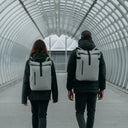 Man and women wearing The Roll Top in Concrete