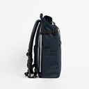 A studio shot of the laptop compartment on a Roll Top 20L in Midnight Blue