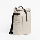 Front view of The Roll Top 20L backpack in Sand