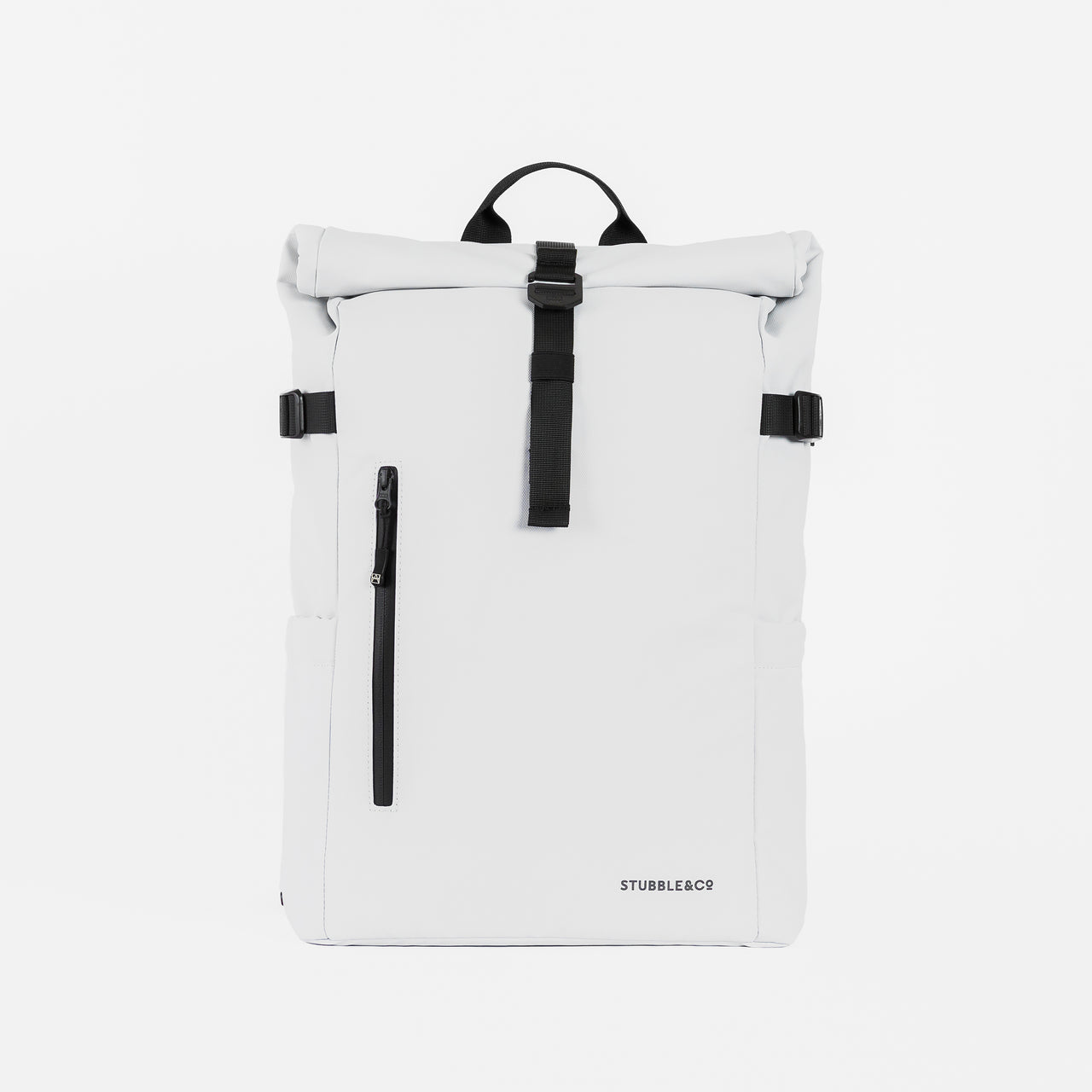 Front view of The Roll Top 20L in Arctic White