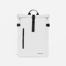 Front view of The Roll Top 20L in Arctic White