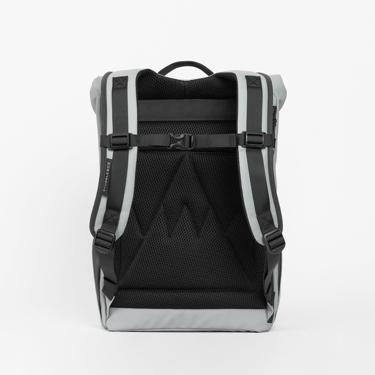 a studio shot of the back panel of a Concrete roll top mini