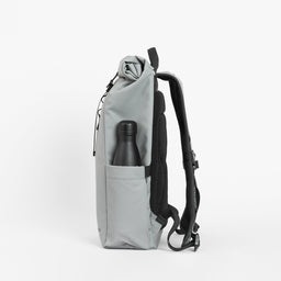 Roll Top Mini backpack in Concrete