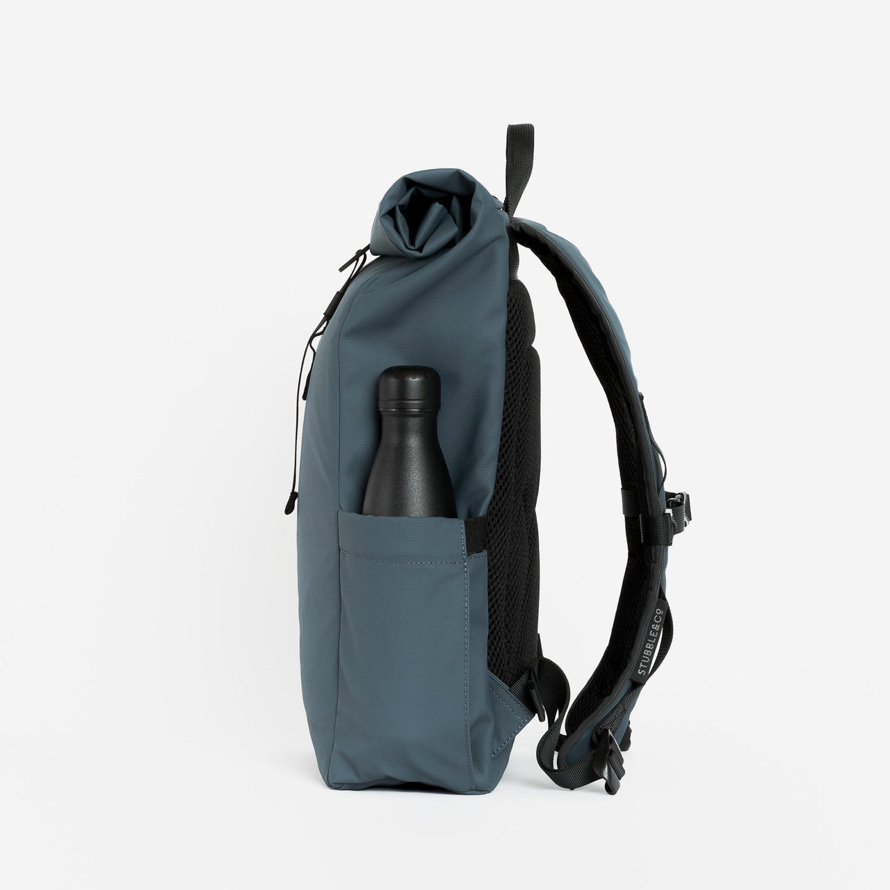 Roll Top Mini backpack in Tasmin Blue