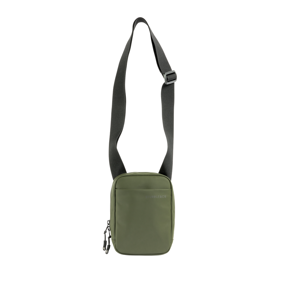 A studio sgreenhot of the front and side of a Shoulder Bagl as cut out transparent PNG-  