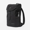 The Backpack All Black side water bottle pockets