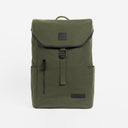 The Backpack in Olive green front view