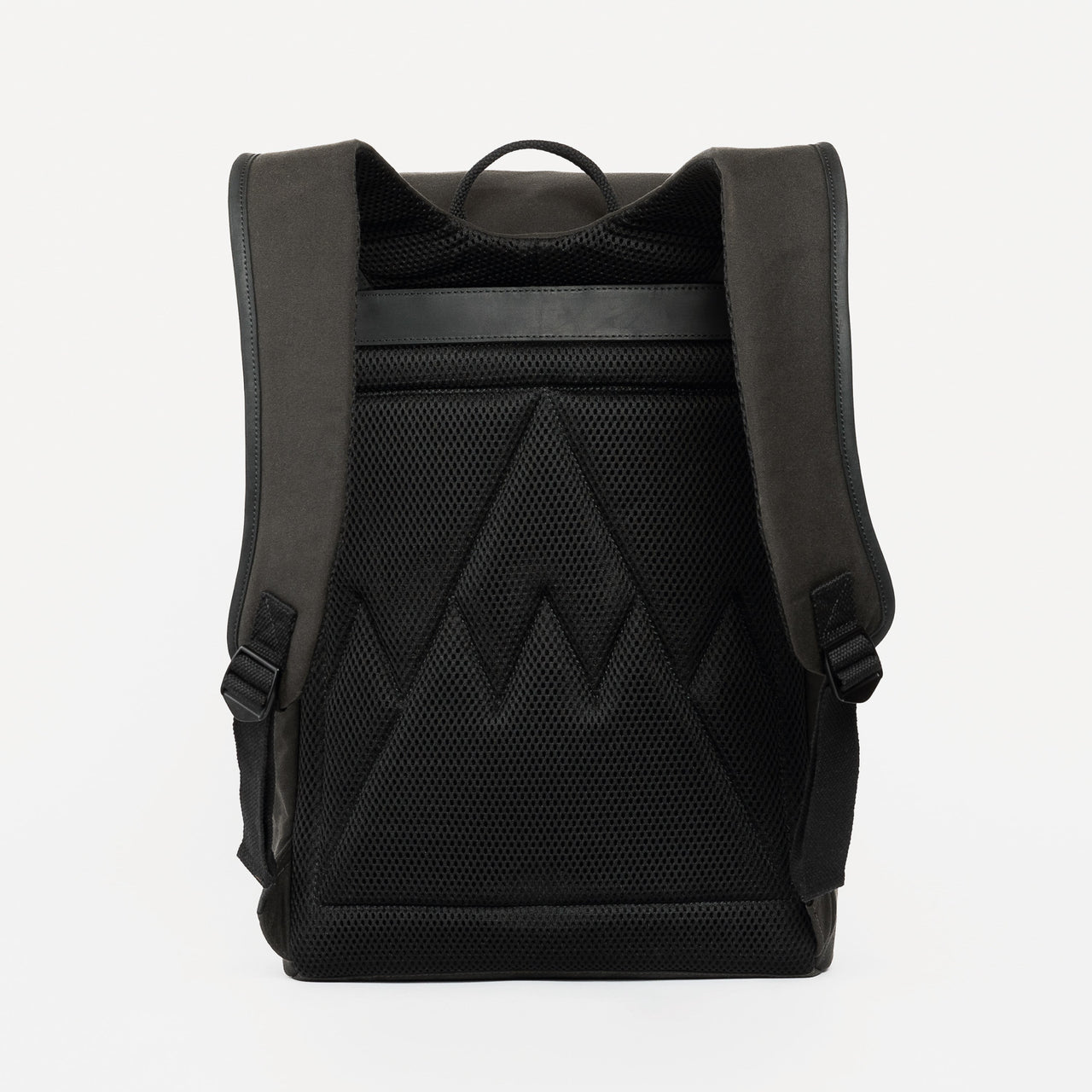 The Backpack in Pirate grey back view