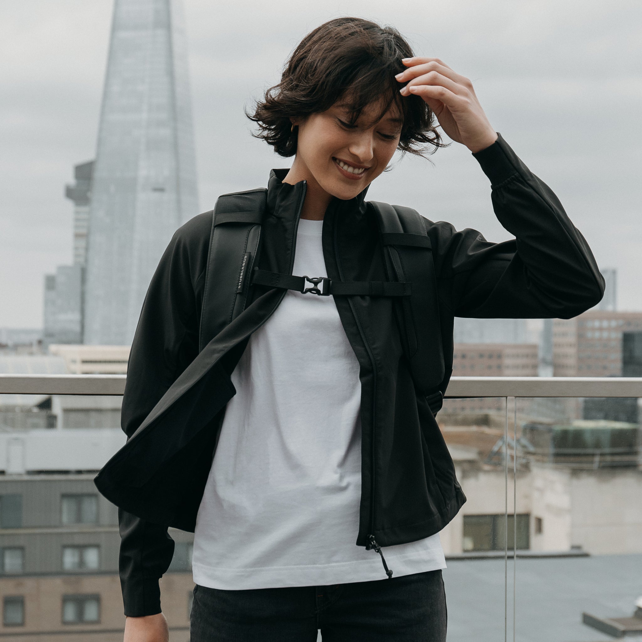 Women with All Black Everyday Backpack
