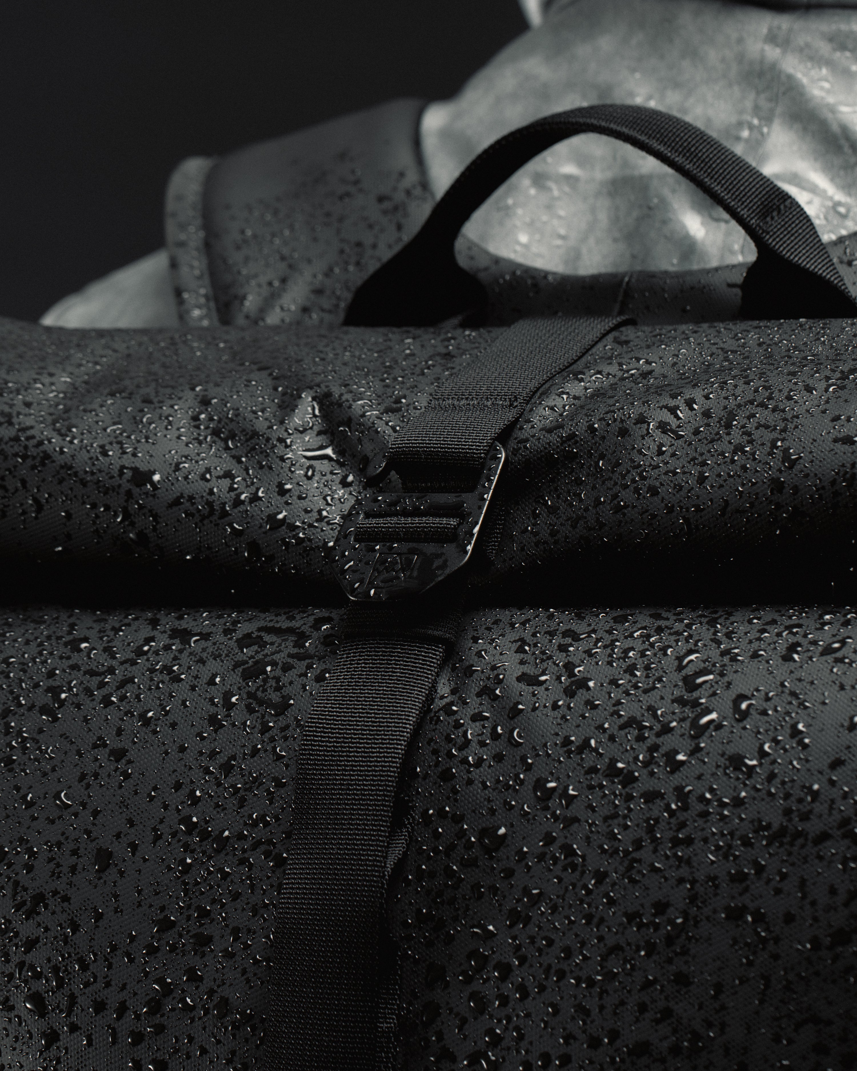 The Roll Top 20L Backpack Waterproof Materials Laptop Pocket