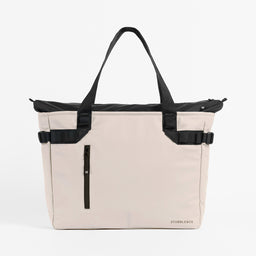 A studio shot of the front of the Sand Tote Bag
