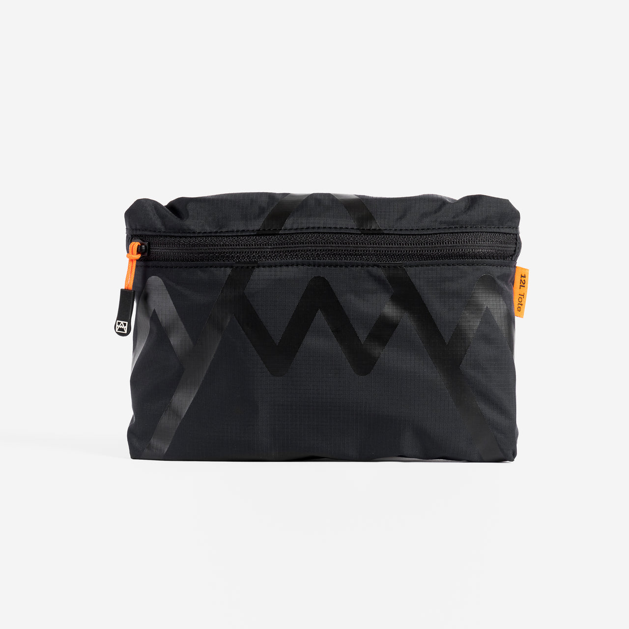 a studio shot of a packed ultra light tote bag in black [All variants]