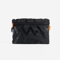 a studio shot of a packed ultra light tote bag in black [All variants]