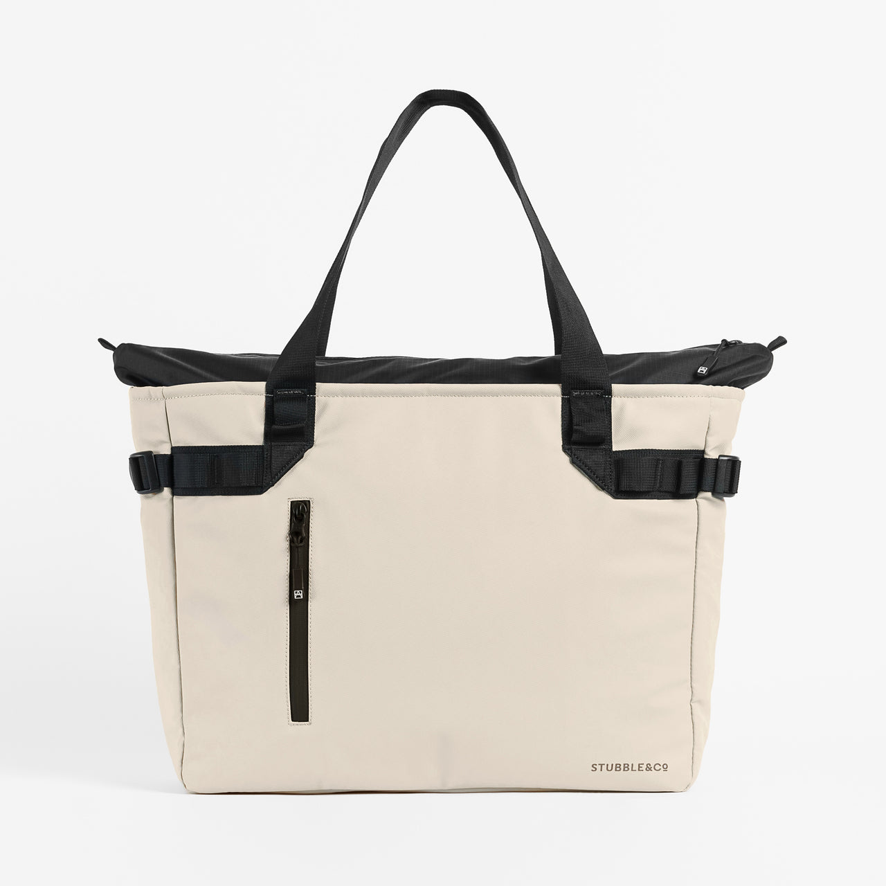 A studio shot of the front of the Sand Tote Bag