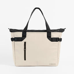 A studio shot of the front of the Sand Tote Bag