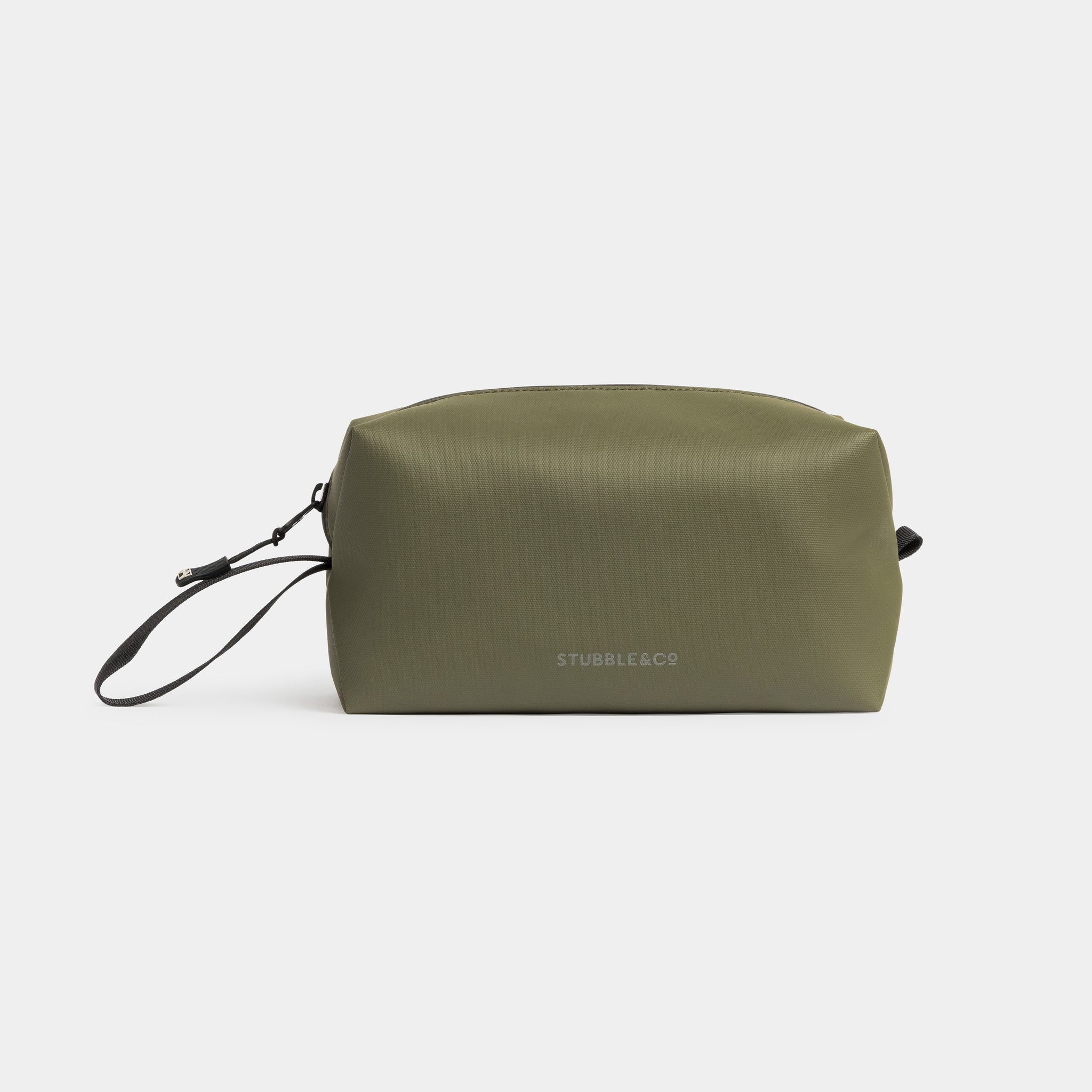A studio shot of the back of the Urban Green Wash Bag with the reflective logo