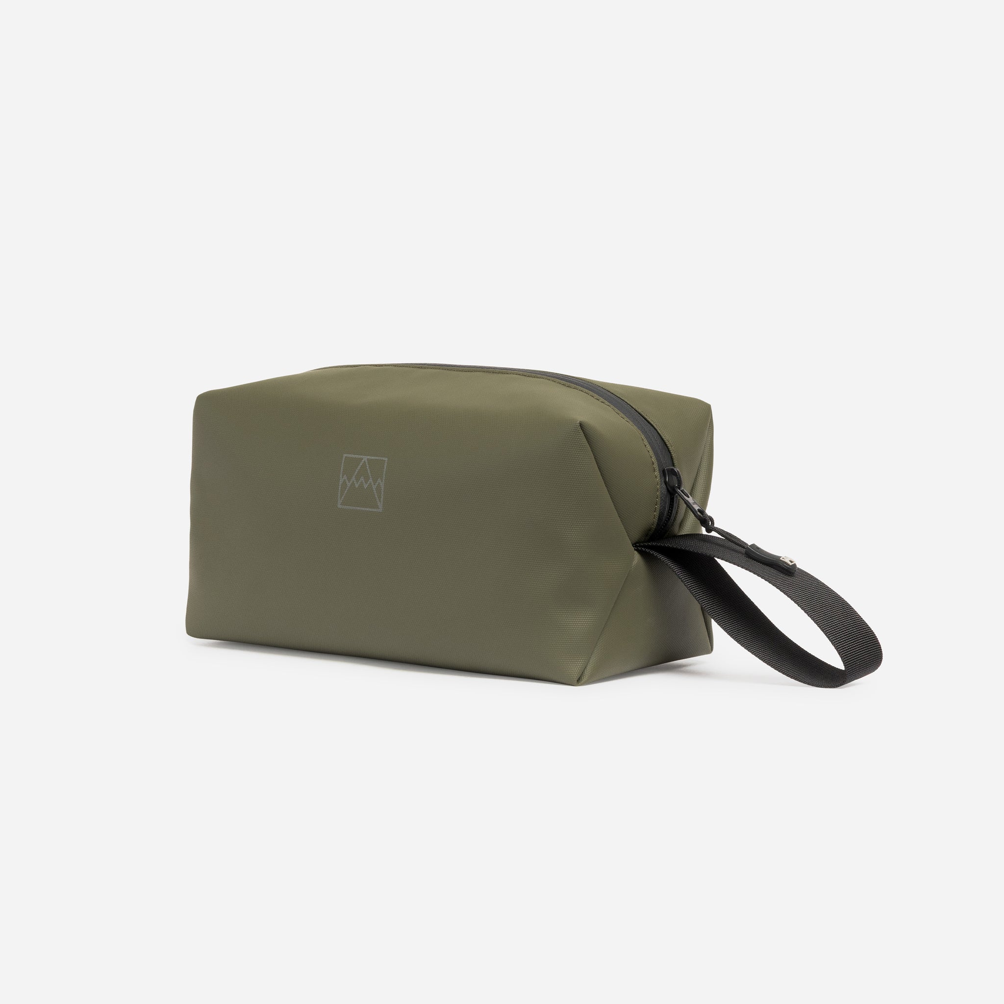A studio shot of the front of the Urban Green Wash bag showing the reflective logo