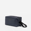 A wash bag in midnight blue