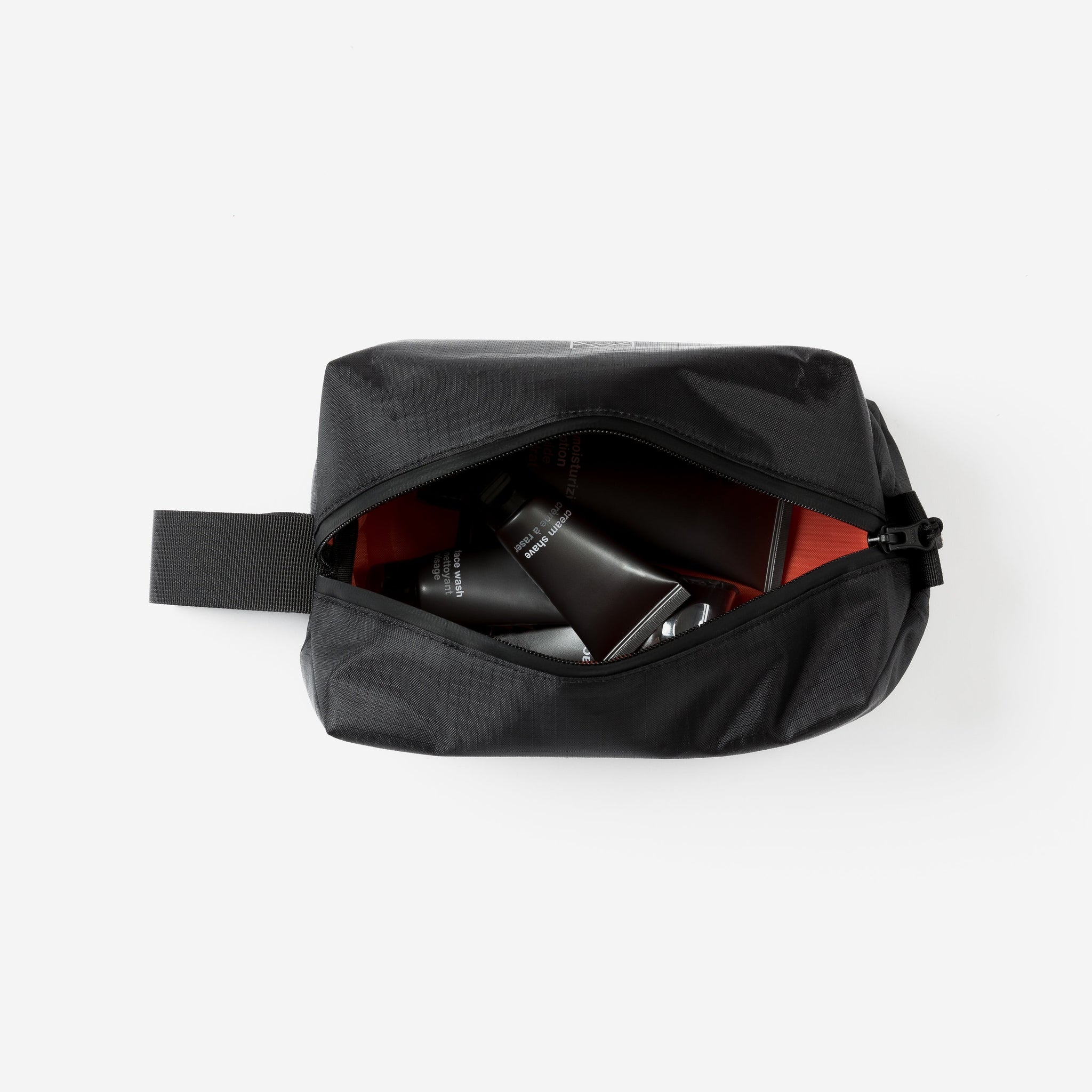 Wash Bag in rPET open view