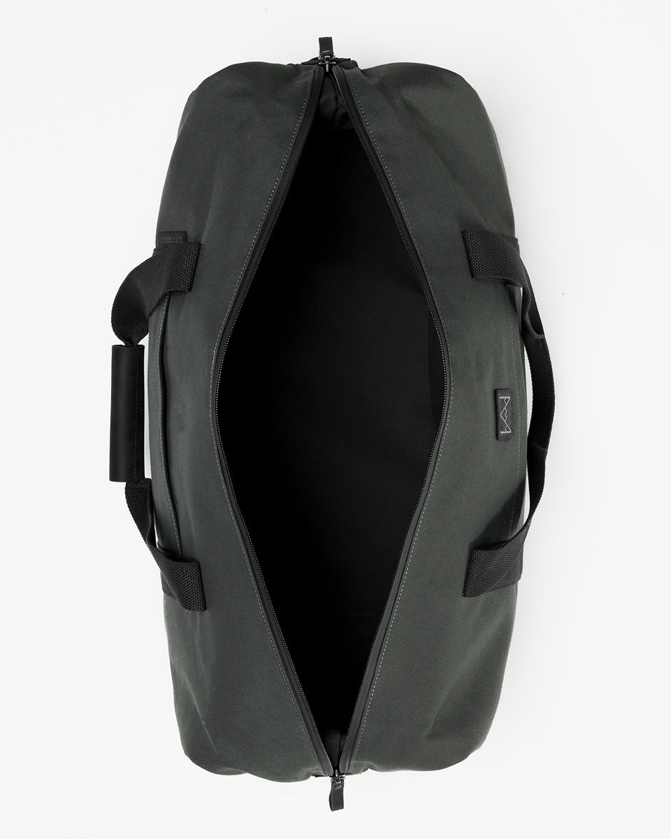 an interior shot inside the weekender duffel 30l