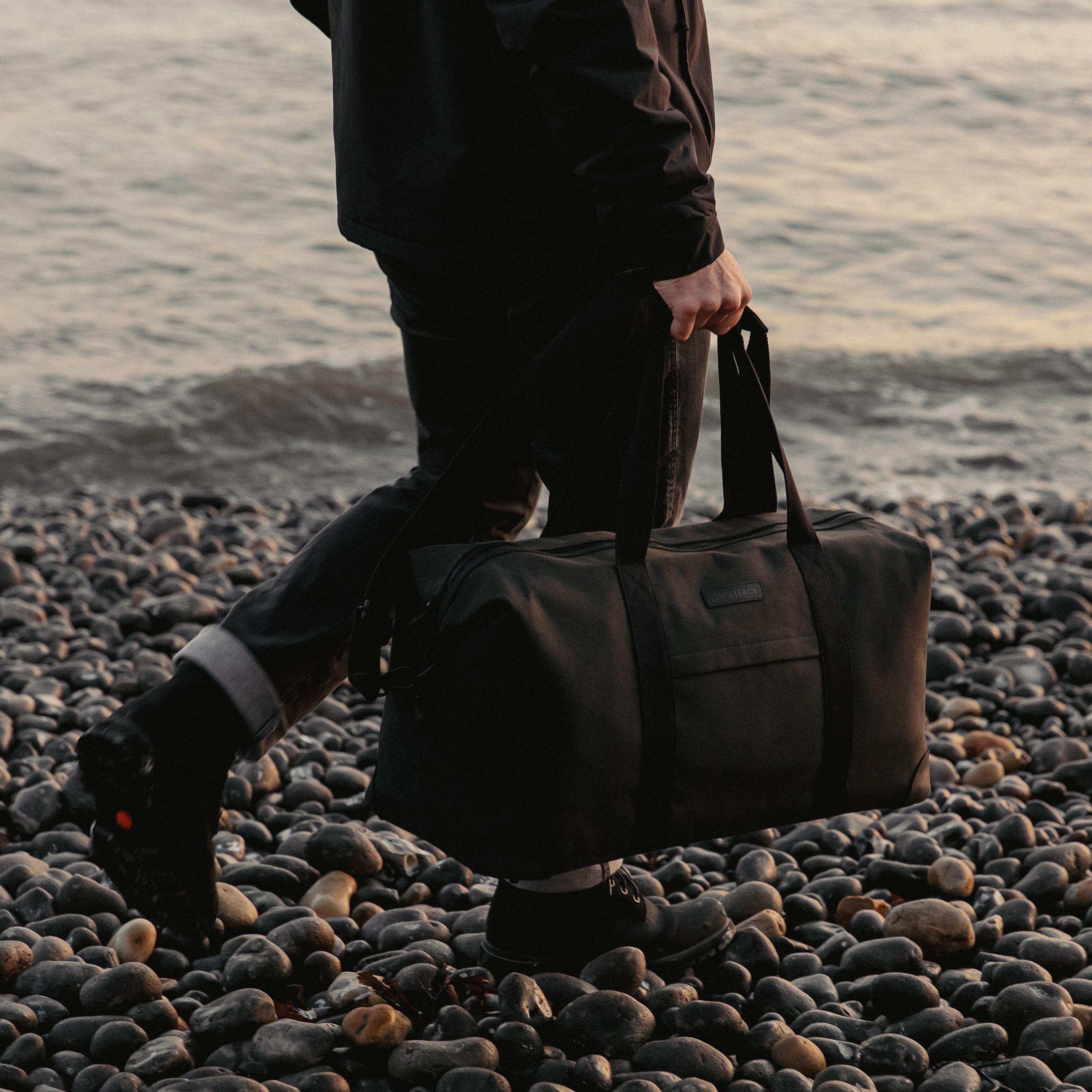 The Weekender Canvas Travel Duffle Bag Stubble Co